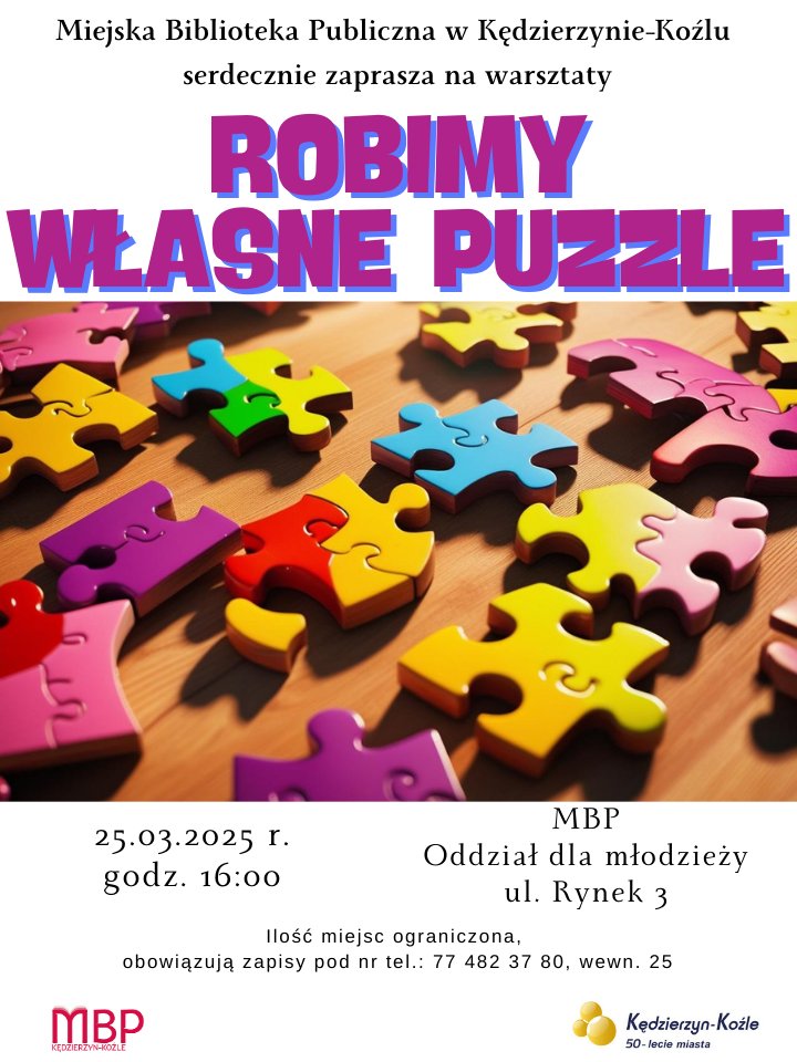 Warsztaty – robimy własne puzzle