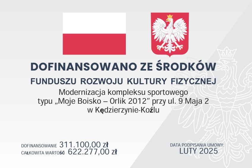 Modernizacja kompleksu sportowego typu  „Moje Boisko-Orlik 2012” przy ul. 9 Maja 2 w Kędzierzynie-Koźlu