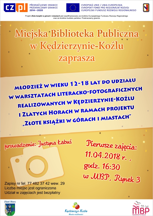 Plakat "Złote książki w górach i miastach"