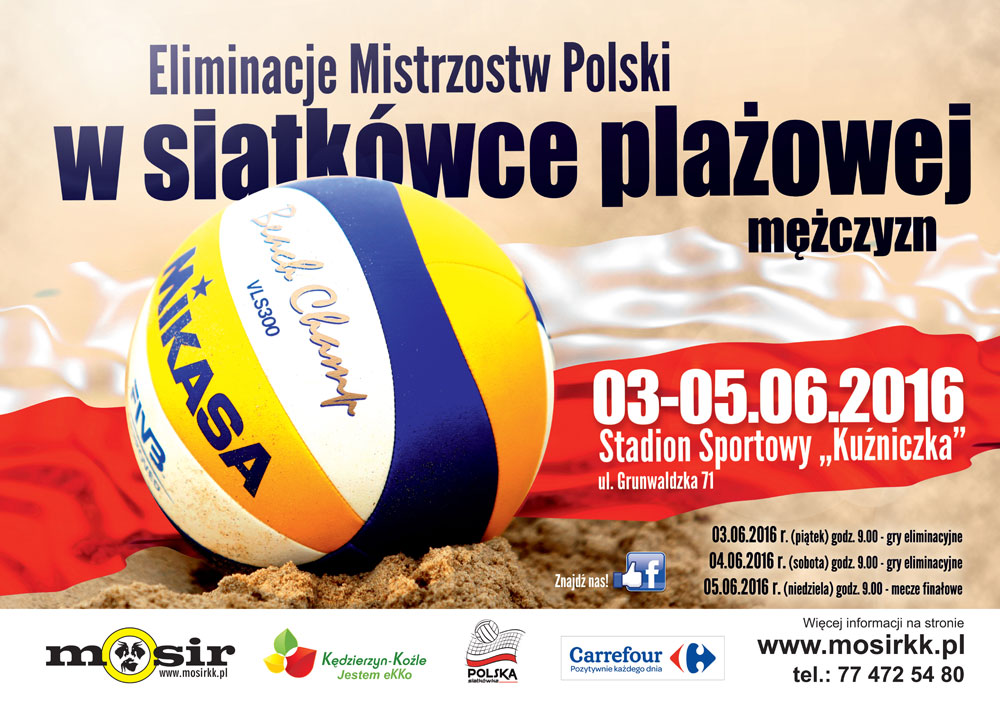 Eliminacje mistrzostw Polski w siatkówce plażowej