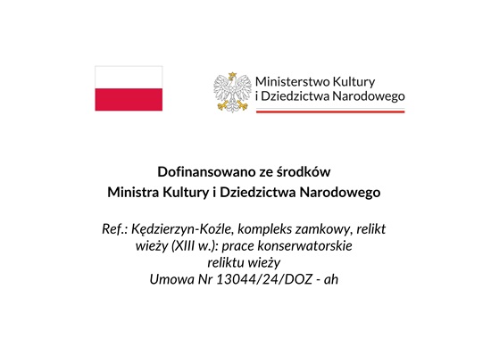 Dofinansowano ze środków   Ministra Kultury i Dziedzictwa Narodowego