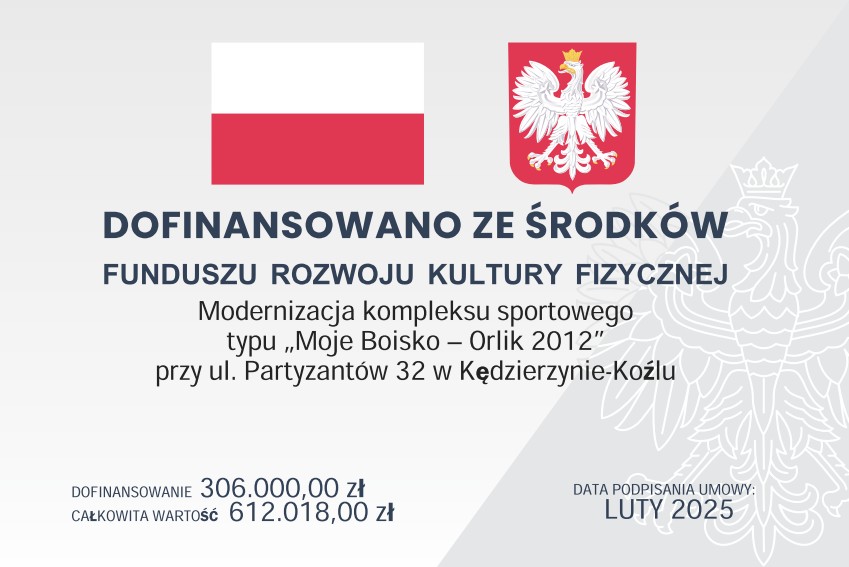 Modernizacja kompleksu sportowego typu  „Moje Boisko-Orlik 2012” przy ul. Partyzantów 32 w Kędzierzynie-Koźlu