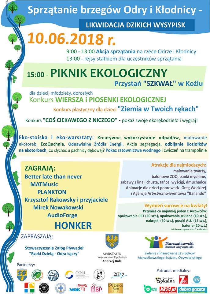 Kajakarze wysprzątają brzegi rzek