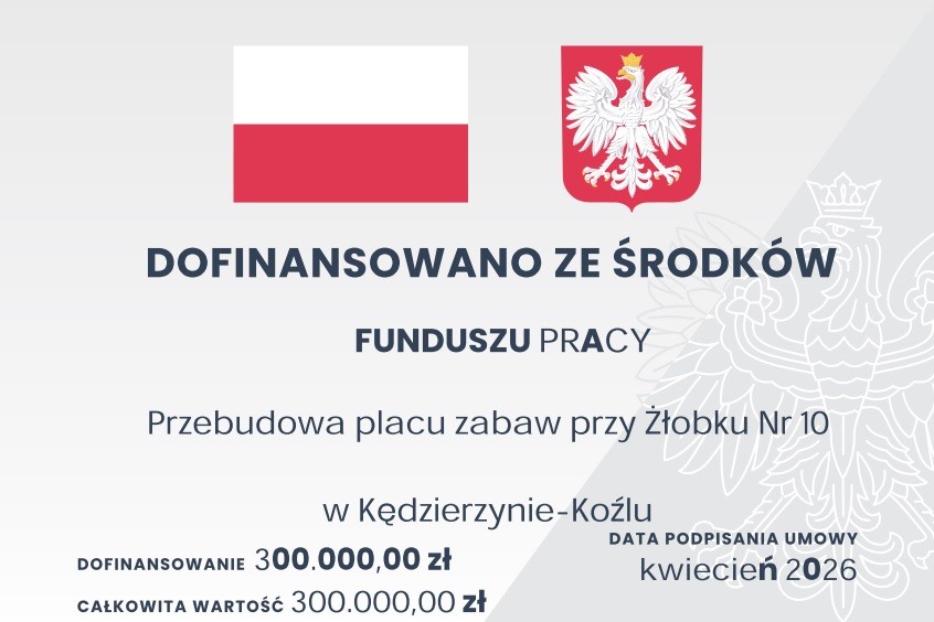 Przebudowa placu zabaw przy żłobku nr 10 w Kędzierzynie-Koźlu