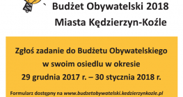 Ostatni tydzień zgłaszania zadań do budżetu obywatelskiego