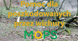 Poszkodowani podczas wichur mogą liczyć na pomoc