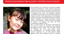 Dzień Dawcy Szpiku dla Julii i Innych