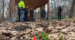 Trening w sławięcickim parku