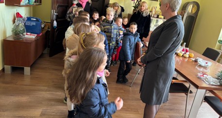 Kolędowanie w gabinecie prezydenta