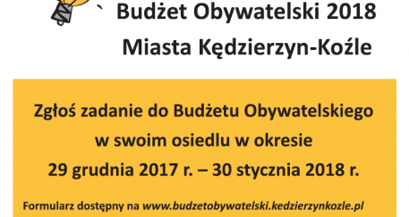 Ostatni tydzień zgłaszania zadań do budżetu obywatelskiego