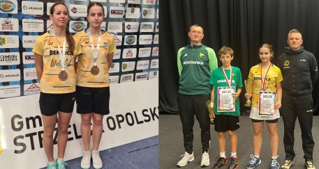 Maja i Oliwia z brązowymi medalami mistrzostw Polski