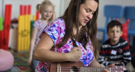 Najmłodsi poznają muzykę lasu