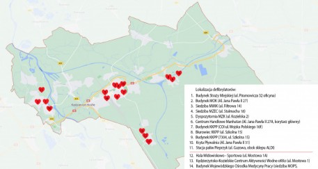 Aktualizujemy mapę AED w Kędzierzynie-Koźlu