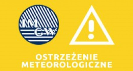 Ostrzeżenie meteorologiczne - Burze z gradem