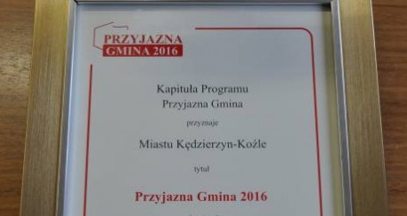 Kędzierzyn-Koźle „Przyjazną Gminą”