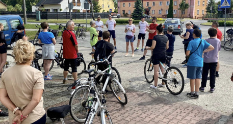 Rowerem na kiełbaskę z ogniska