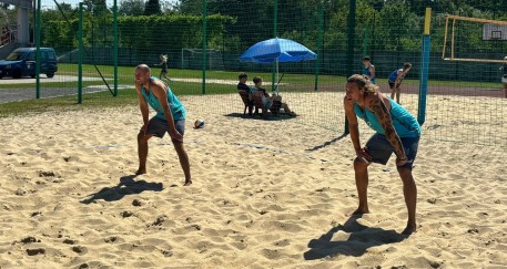 ZAKSA gra na piasku