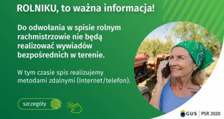 Rolniku, nie czekaj na telefon, spisz się przez Internet