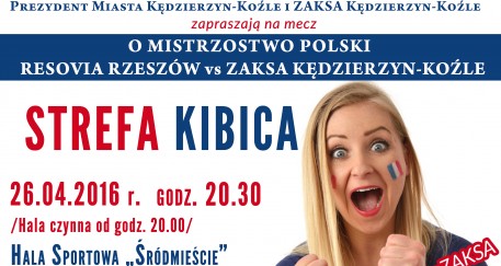 Strefa kibica w hali „Śródmieście”!