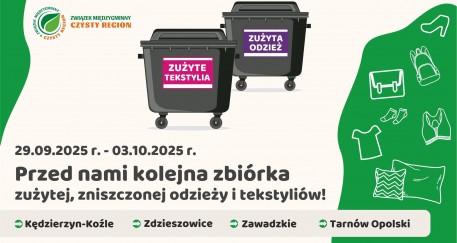 Wrześniowa zbiórka zniszczonej odzieży i tekstyliów