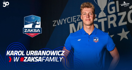 ZAKSA zamyka skład. Karol Urbanowicz dołącza do zespołu