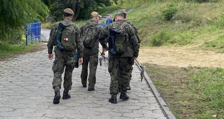 Żołnierskie wsparcie w porządkowaniu zabezpieczeń